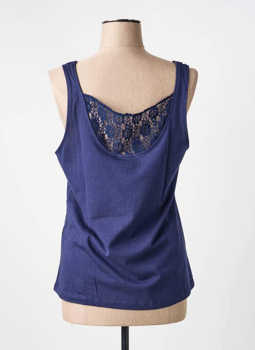 Maiou croială dreaptă fără mâneci albastru LA FIANCÉE femme