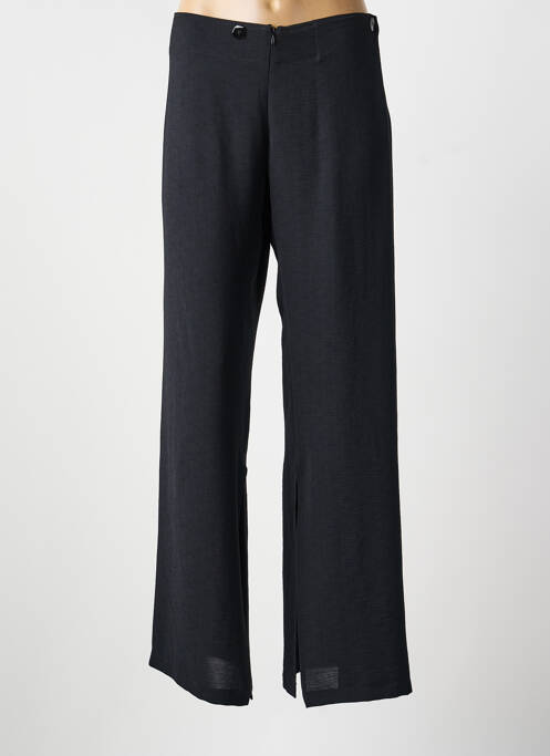 Pantalon larg țesătură crep mărime normală negru LO! LES FILLES femme