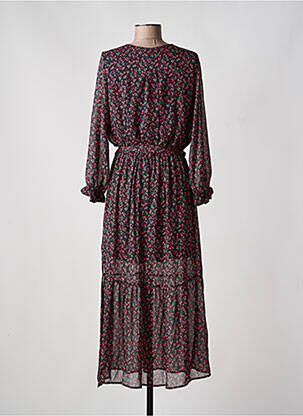 Rochie lungă mâneci lungi mâneci lungi negru LILI & LALA femeie