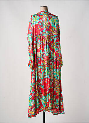 Rochie lungă mâneci lungi mâneci lungi roșu BANDITAS FROM MARSEILLE femeie