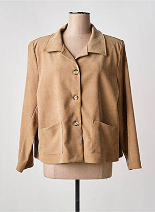 Jachete casual epoleți bej HALOGENE femme