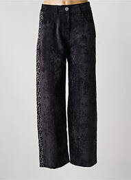 Pantalon drept elasticitate mărime normală negru BANDITAS FROM MARSEILLE femeie