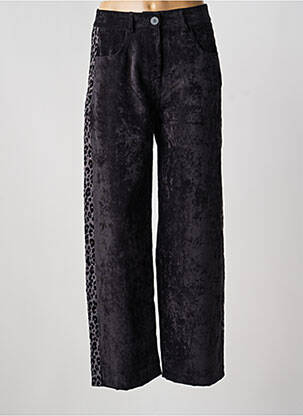 Pantalon drept elasticitate mărime normală negru BANDITAS FROM MARSEILLE femme