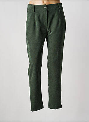 Pantalon slim mărime normală mărime normală verde HALOGENE femeie