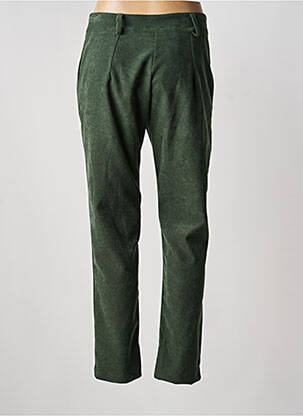Pantalon slim mărime normală mărime normală verde HALOGENE femeie