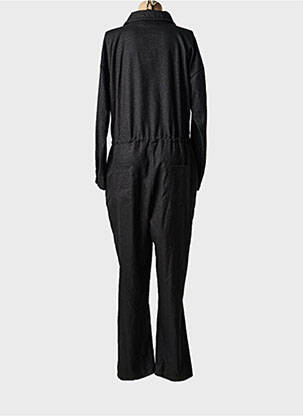 Salopetă-pantalon guler de bluză mâneci lungi negru BANDITAS FROM MARSEILLE femeie