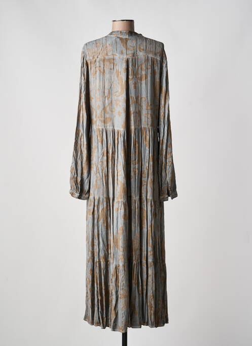 Rochie lungă mâneci lungi mâneci lungi gri LAST QUEEN femme