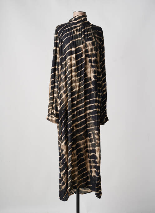 Rochie lungă mâneci lungi mâneci lungi negru BANDITAS FROM MARSEILLE femme