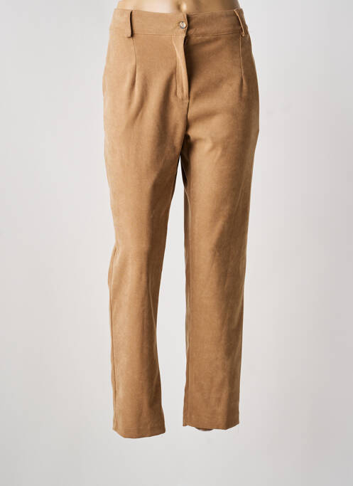 Pantalon slim mărime normală mărime normală bej HALOGENE femme