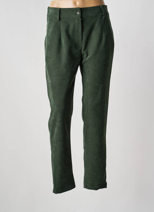 Pantalon slim mărime normală mărime normală verde HALOGENE femme