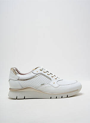 Adidași țesătură satinată toc plat până la 3 cm alb FLUCHOS femme