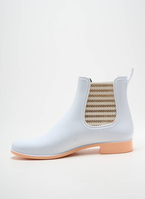 Botine/ghete toc mic toc plat până la 3 cm alb MEDUSE femme