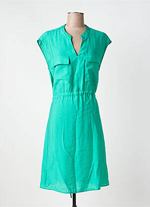 Rochie scurtă fără mâneci fără mâneci verde C'EST BEAU LA VIE femeie