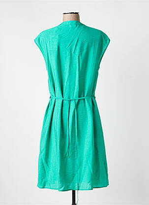 Rochie scurtă fără mâneci fără mâneci verde C'EST BEAU LA VIE femeie