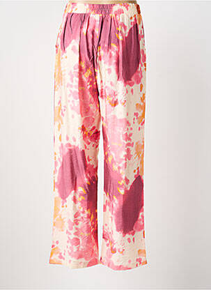 Pantalon drept talie elastică portocalie SUZZY & MILLY femeie