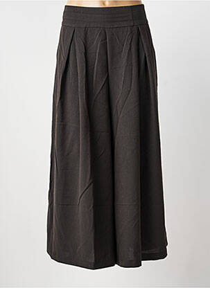 Pantalon evazat talie elastică negru ACBELLE femme