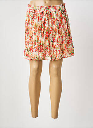 Fustă scurtă croială evazată bej EMMA ELLA femme