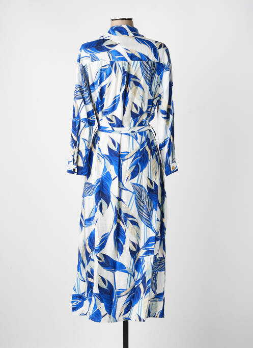 Rochie lungă mâneci lungi mâneci lungi albastru AKOZ DE TOI femme