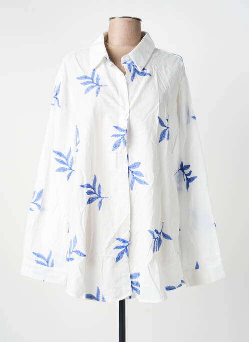 Cămașă imprimeu fantezie mâneci lungi alb NOUGAT femme