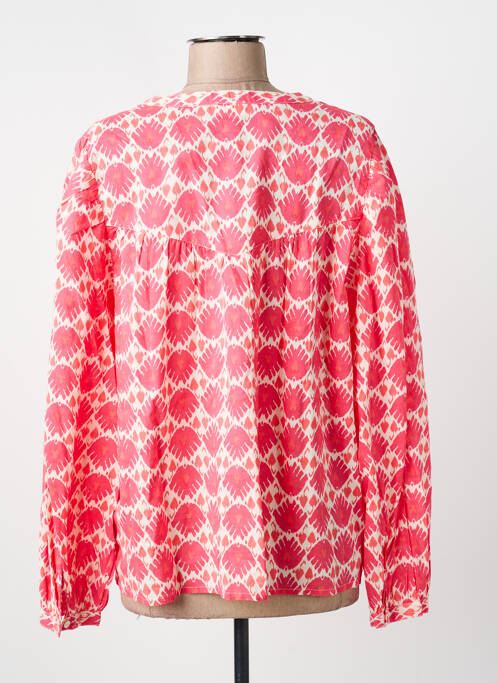 Cămașă imprimeu fantezie mâneci lungi roz C'EST BEAU LA VIE femme