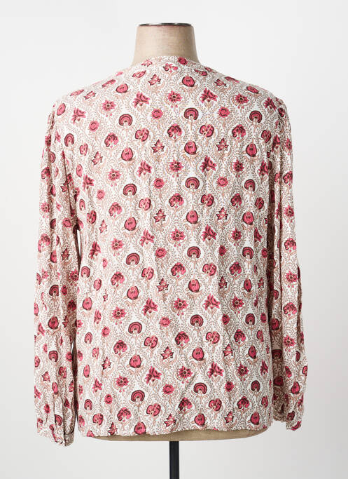 Cămașă imprimeu fantezie mâneci lungi alb C'EST BEAU LA VIE femme