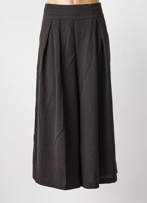 Pantalon evazat talie elastică negru ACBELLE femme