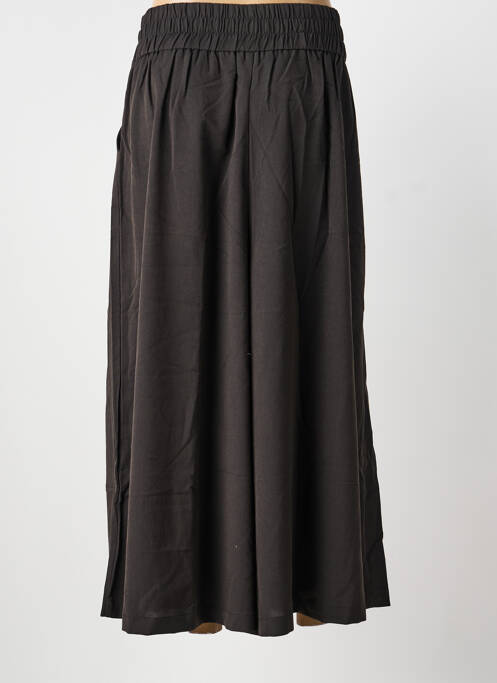 Pantalon evazat talie elastică negru ACBELLE femme