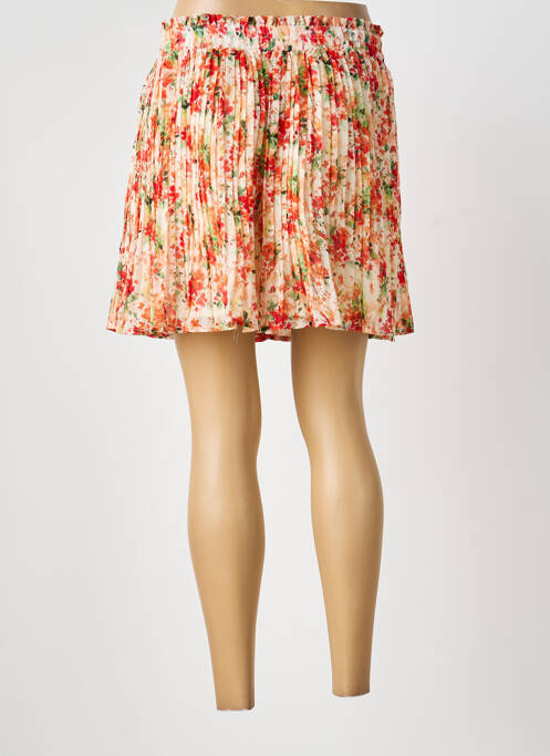 Fustă scurtă croială evazată bej EMMA ELLA femme