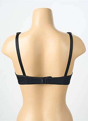 Sutien efect material satinat sutien cupe întregi cu decolteu înalt negru DAMART femeie