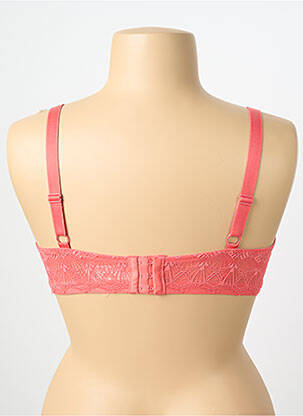 Sutien efect material satinat top sutien modelat roz DAMART femeie