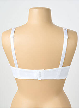 Sutien efect material satinat top sutien modelat alb DAMART femeie