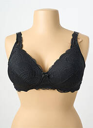 Sutien fără armatură top sutien modelat negru DAMART femme