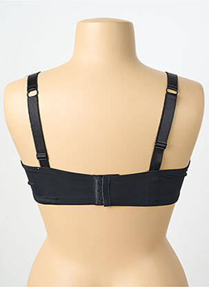Sutien efect material satinat top sutien modelat negru DAMART femeie