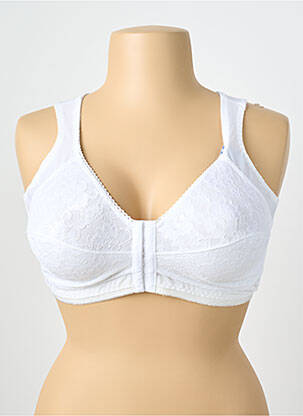 Sutien efect material satinat sutiene alb DAMART femeie