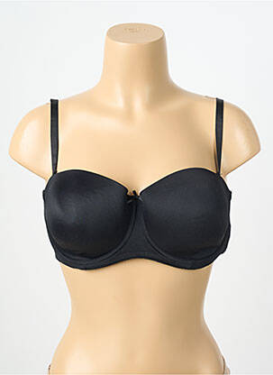 Sutien efect material satinat top sutien modelat negru NATURANA femeie
