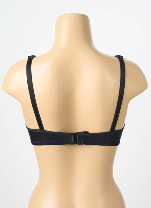 Sutien efect material satinat sutien cupe întregi cu decolteu înalt negru DAMART femme