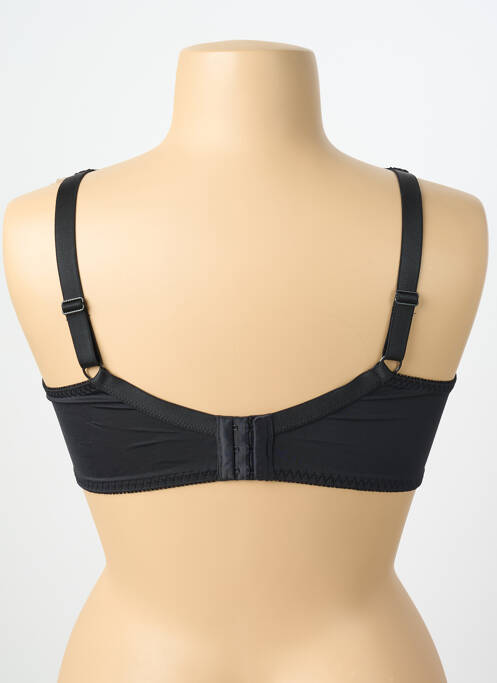 Sutien fără armatură sutien cupe întregi cu decolteu înalt negru DAMART femme