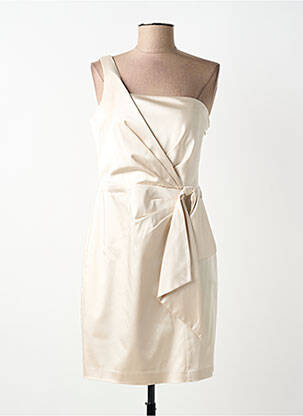 Rochie midi fără mâneci fără mâneci auriu RALPH LAUREN femeie