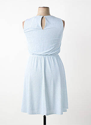 Rochie midi croială fluidă fără mâneci albastru TOMMY HILFIGER femeie