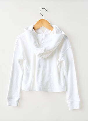 Hanorac cu glugă mâneci lungi mâneci lungi alb RALPH LAUREN copil