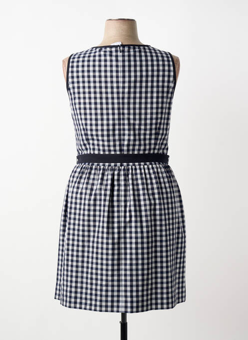 Rochie midi imprimeu fantezie fără mâneci negru BROOKS BROTHERS femme