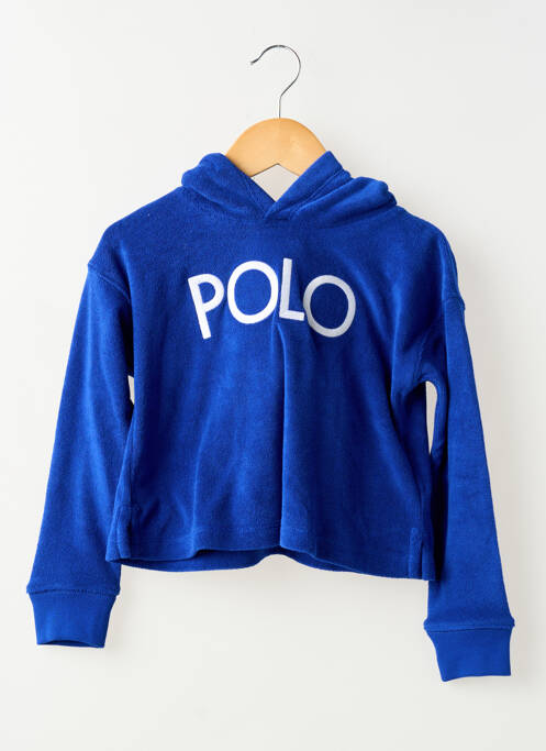 Hanorac cu glugă mâneci lungi mâneci lungi albastru RALPH LAUREN enfant