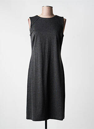 Rochie midi fără mâneci fără mâneci gri BROOKS BROTHERS femeie