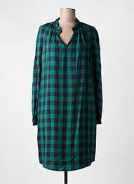 Rochie midi croială fluidă mâneci lungi verde COMPTOIR DES COTONNIERS femme