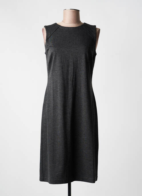 Rochie midi fără mâneci fără mâneci gri BROOKS BROTHERS femme