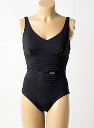 Costum de baie dintr-o singură piesă efect material satinat sutien cu susținere înaltă și burete detașabil negru DAVID femme