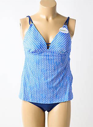 Tankini bretele elastice albastru SUNFLAIR femeie