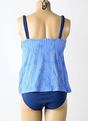 Tankini bretele elastice albastru SUNFLAIR femeie