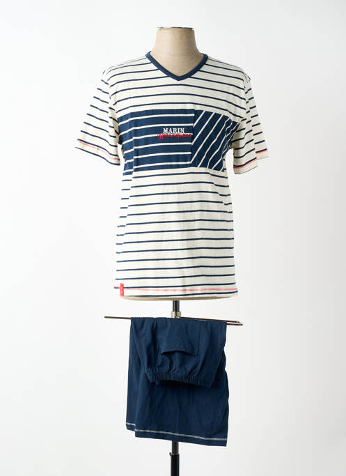 Pijama pantaloni scurți albastru ROSE POMME homme