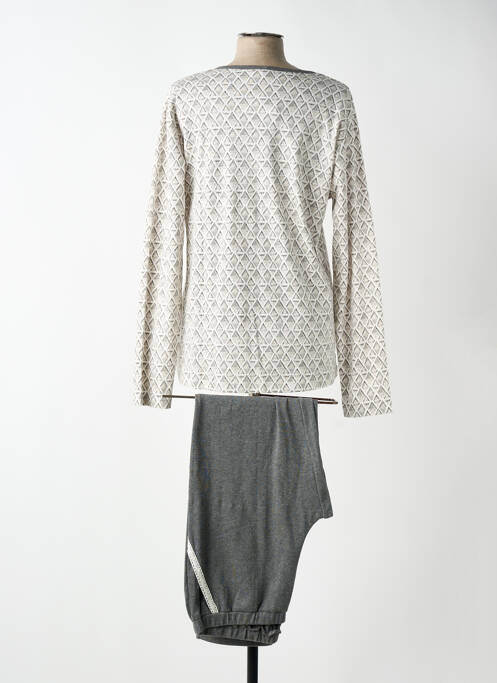 Pijama croială dreaptă gri VANIA femme